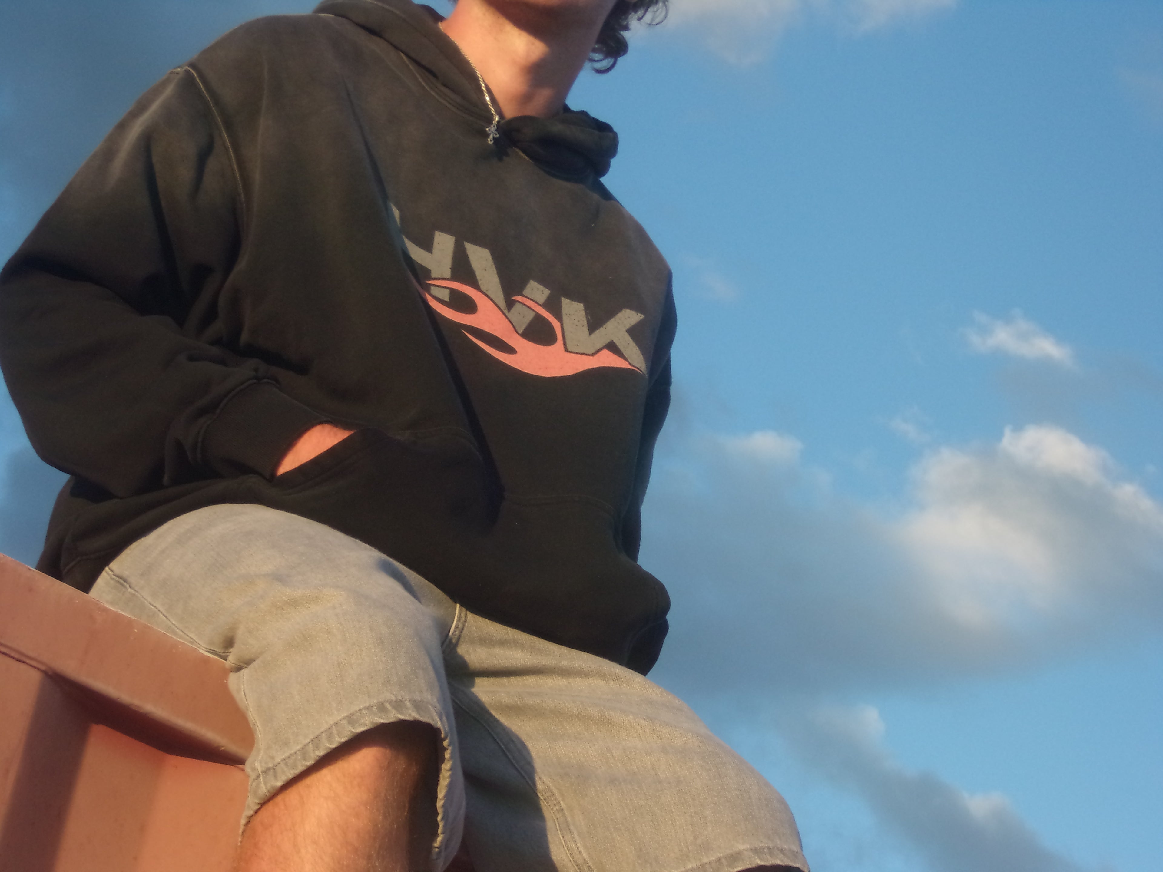 FLAME PULLOVER (WASHED BLACK)