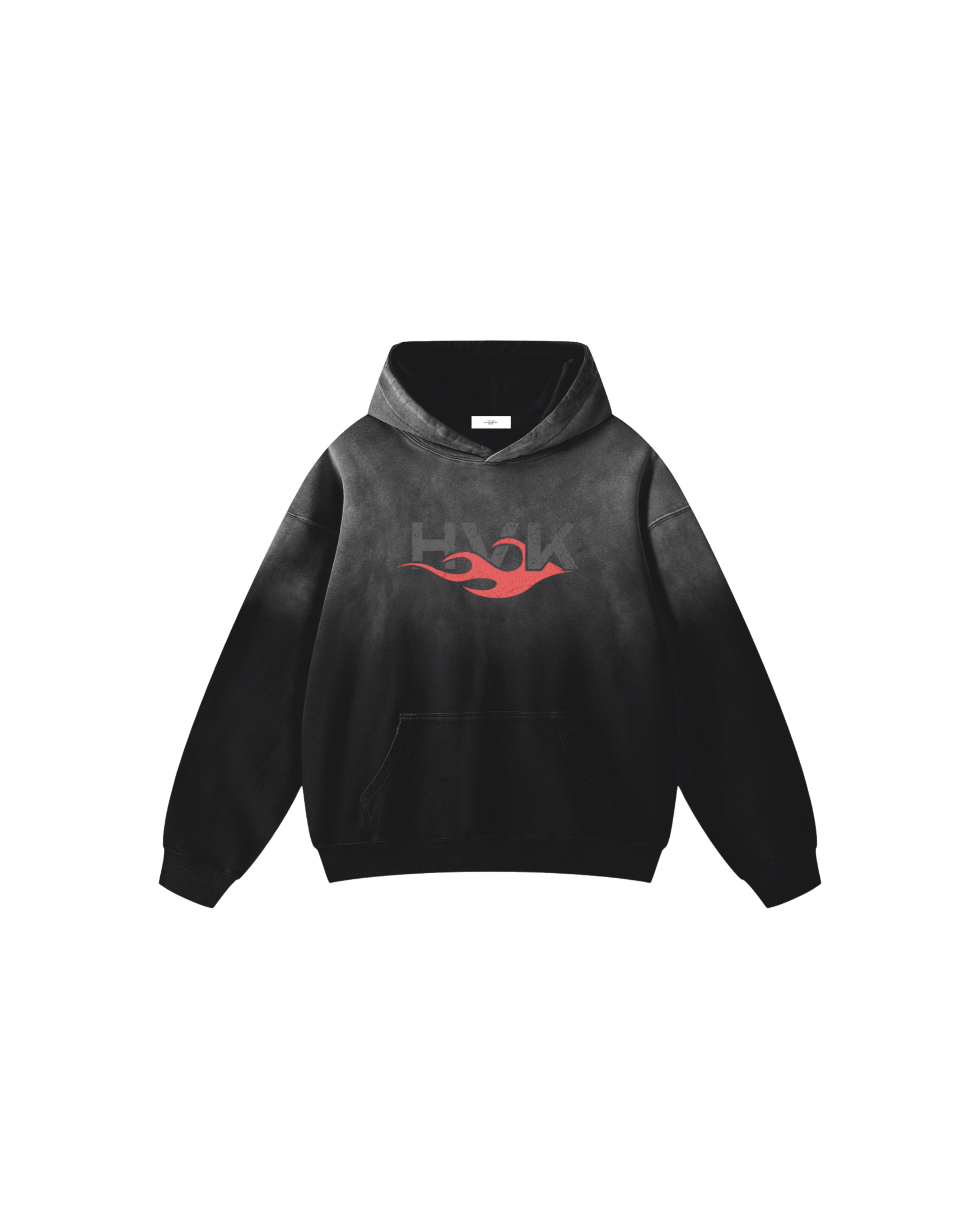 FLAME PULLOVER (WASHED BLACK)